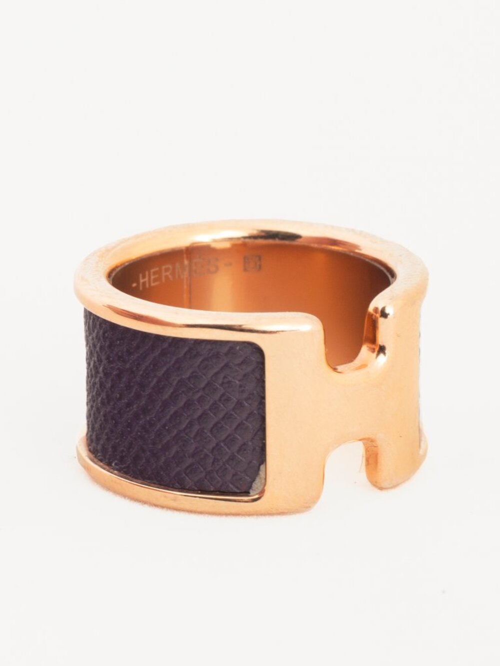 Hermes Olympe Large Model Cassis Madame Calfskin GHW Ring - Picture 3 of 4